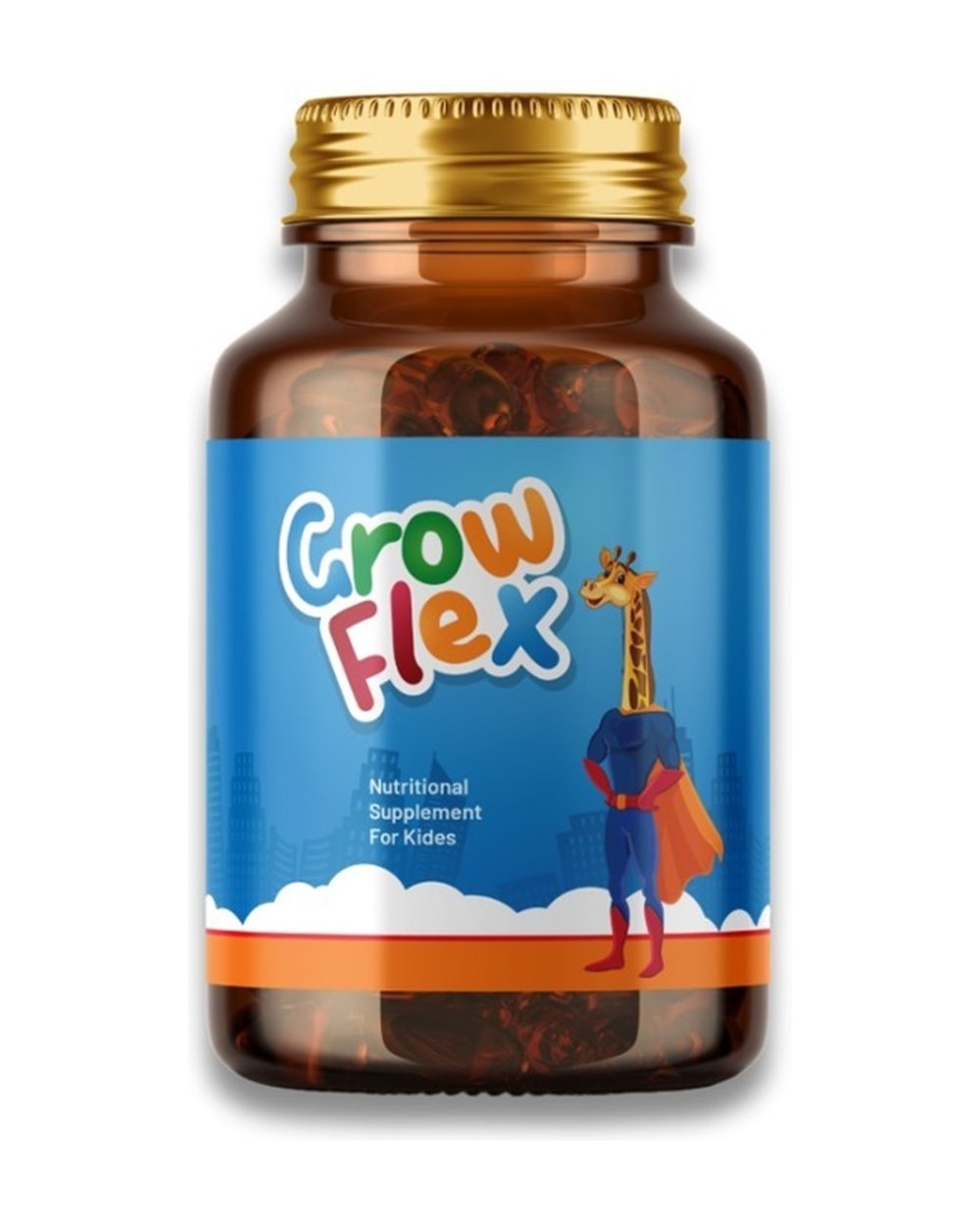 Grow Flex Tablet şişesi yakın görünüm